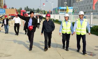 北京师范大学校领导调研昌平新校区G区建设工作