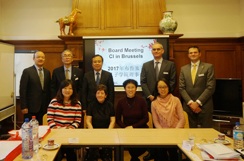 北京外国语大学领导率团访问比利时和阿联酋